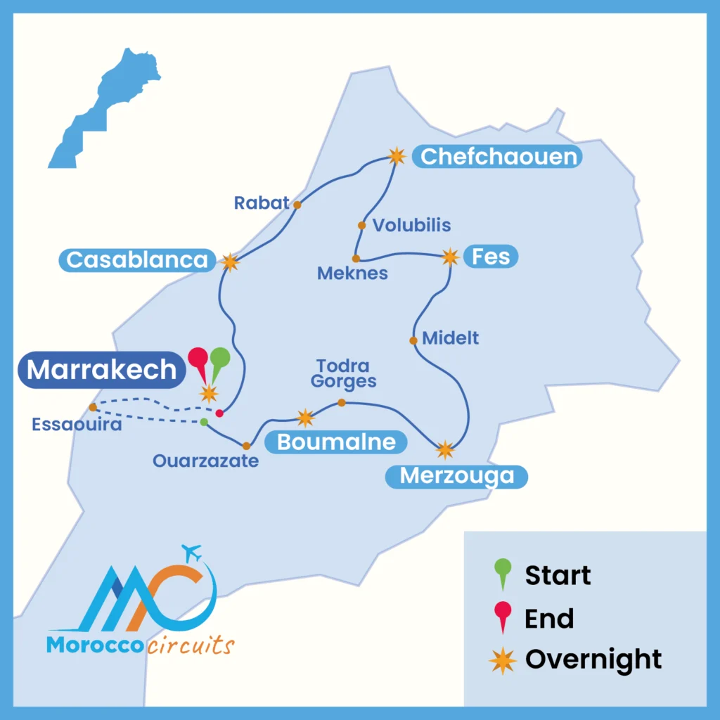 12 Days Morocco Desert Tour From Marrakech