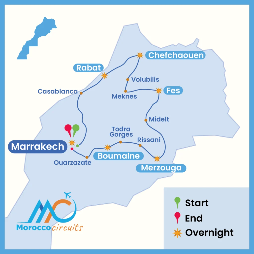 Morocco 10 Day Itinerary From Marrakech